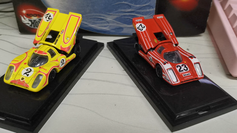 【风火轮百分百】红黄保时捷917k