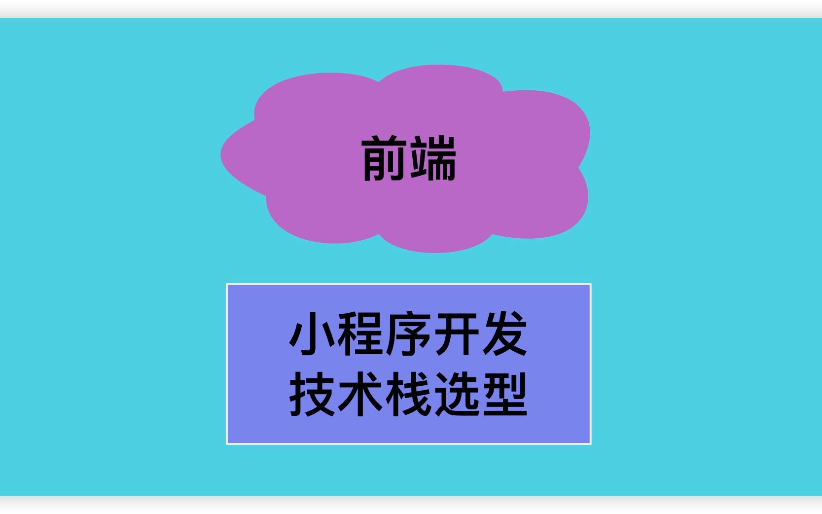 现在企业里小程序开发都流行使用哪些技术栈呢?哔哩哔哩bilibili