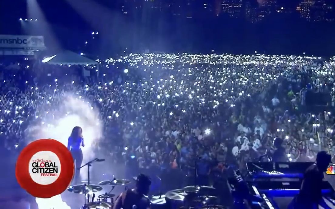 【永远年轻】Beyonc㩠& JayZ  Forever Young (Global Citizen Festival 2014)哔哩哔哩bilibili