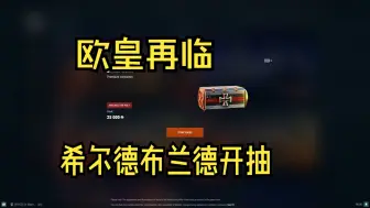 Download Video: 战舰世界希尔德布兰德四箱出货