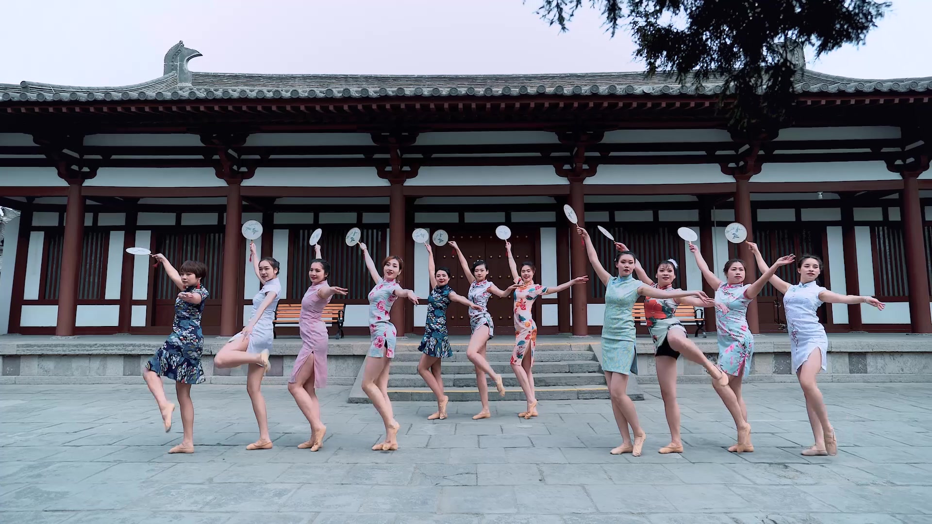 《探清水河》 《秦淮景》,旗袍小姐姐复古中国风舞蹈