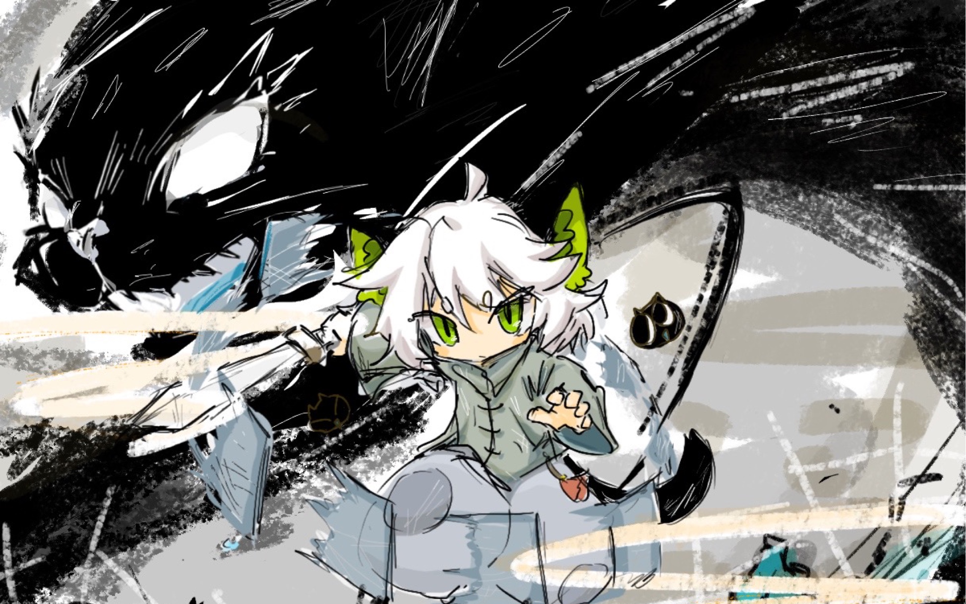 【罗小黑战记】很帅的小黑,,music:《嘿咻狂想曲》