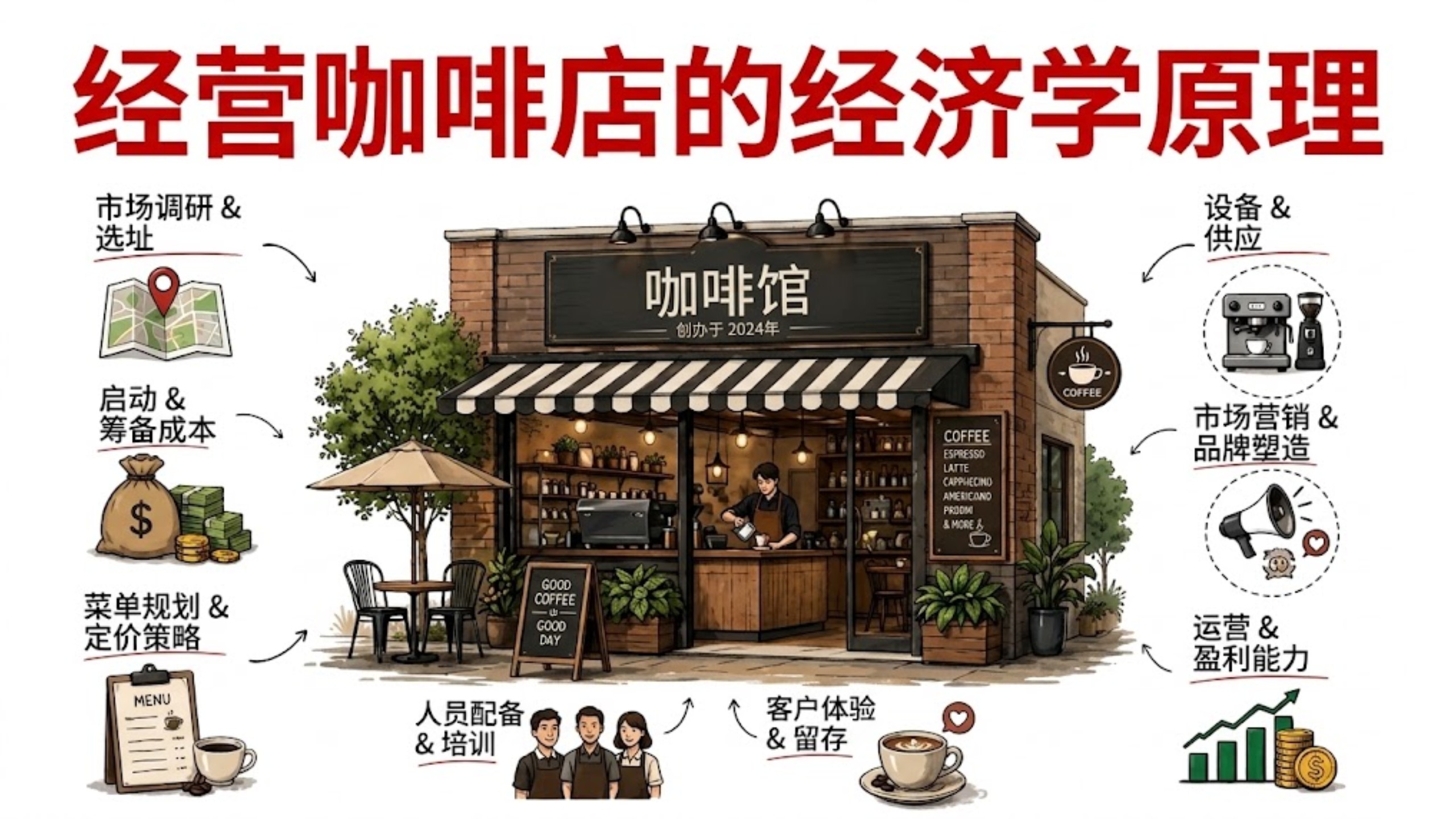 经营咖啡店的经济学原理。