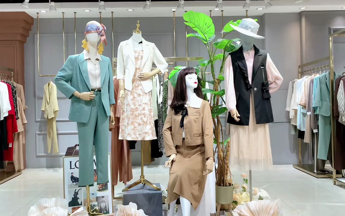 女装品牌折扣珂雯娜covina直播间货源分份货源批发走份库存货源