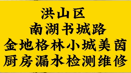 南湖卫生间厨房漏水检测维修#武汉市漏水检测精准定位维修.#武汉卫生间漏水检测维修哔哩哔哩bilibili