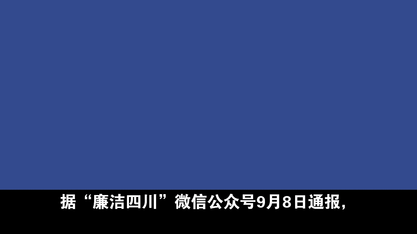 蜀道投资集团有限责任公司党委书记、董事长唐勇涉嫌严重违纪违法,接受调查哔哩哔哩bilibili