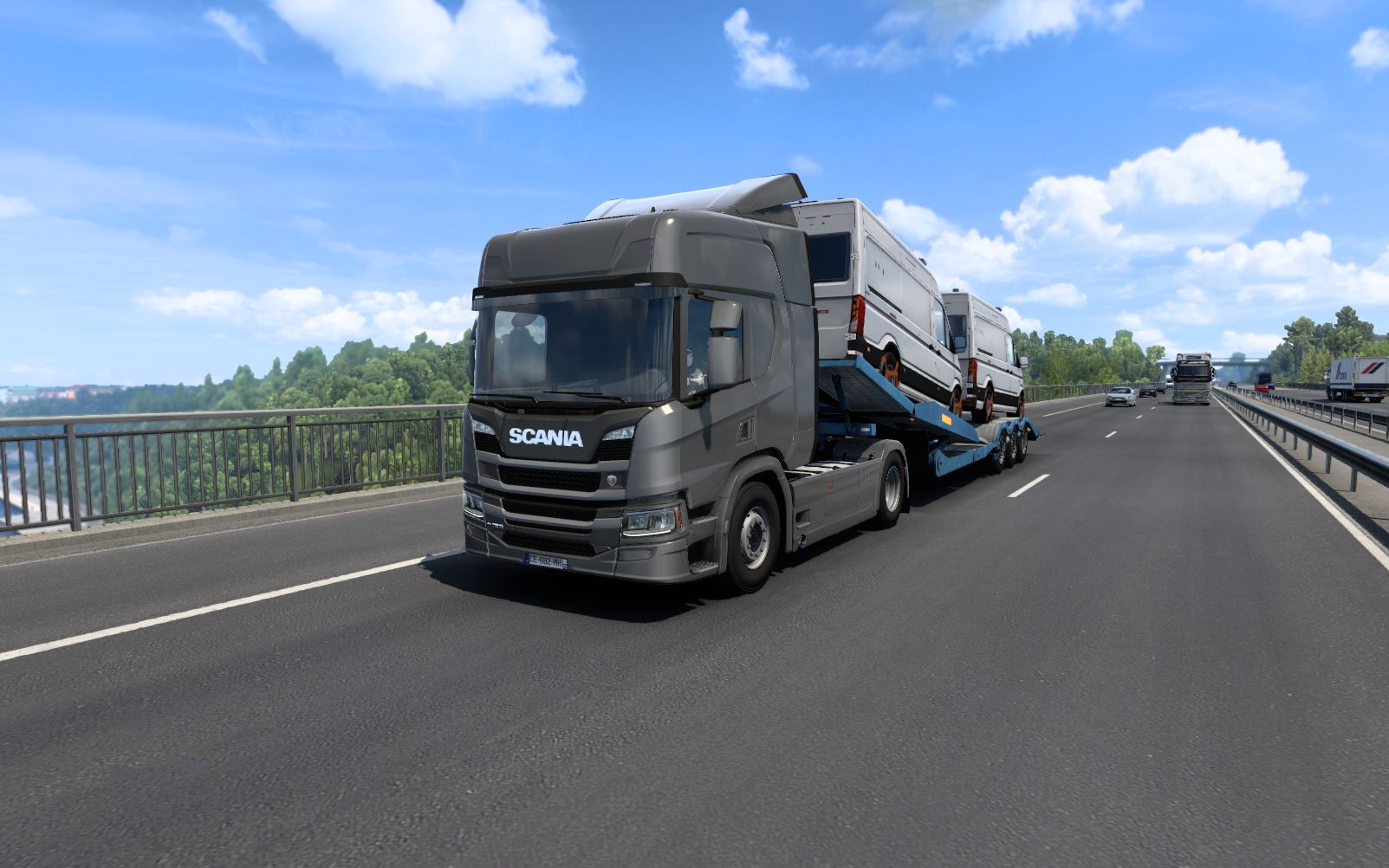 搞了台斯堪尼亚p360跑两个运输任务玩玩 欧洲卡车模拟2 #6