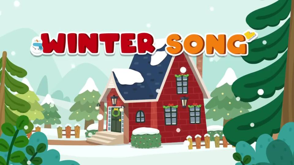 [图]英语启蒙儿歌 Winter Song 冬天之歌 圣诞节儿歌 猫头鹰系列儿歌 13