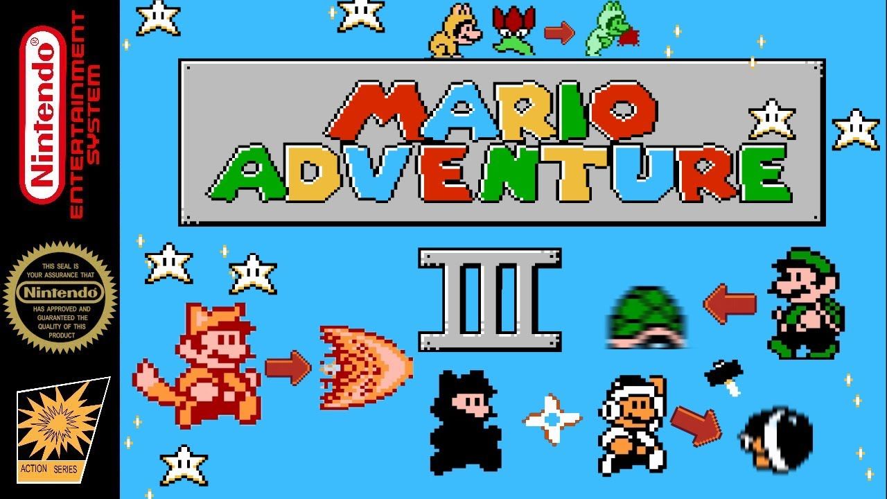 [图][Hack Games Longplay Channel]Mario Adventure 3 - Hack of Super Mario Bros. 3 P1