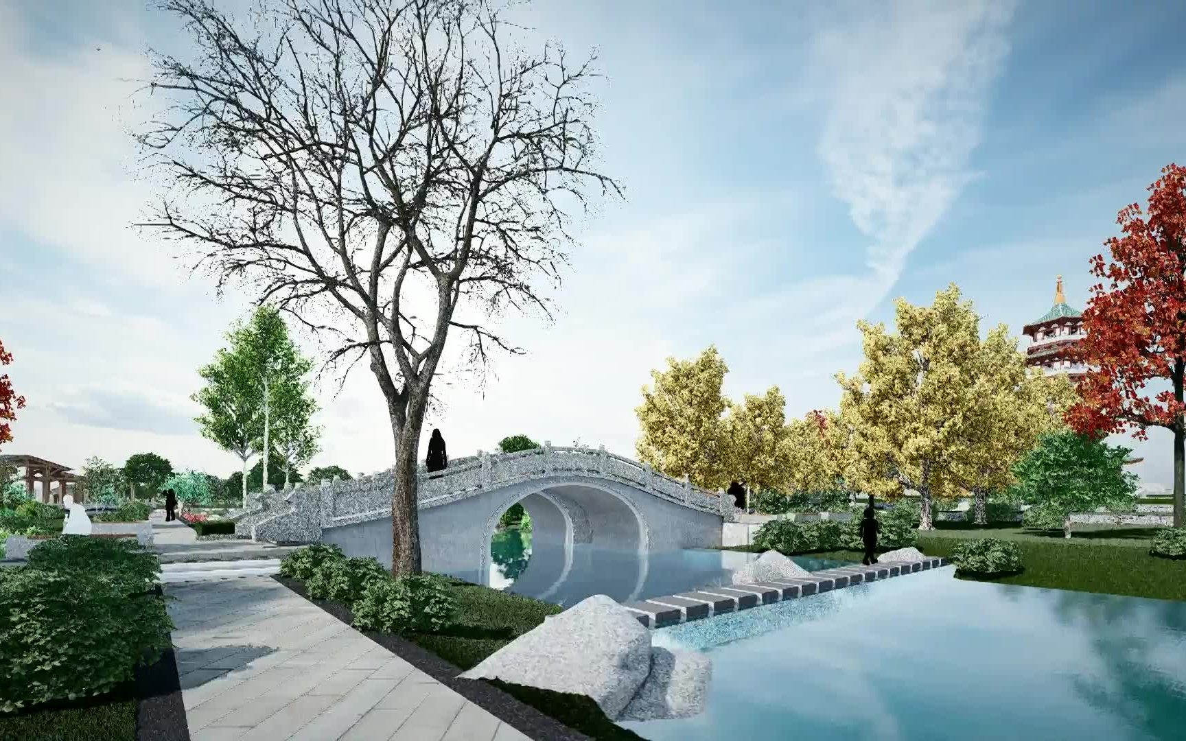 江苏红梅公园概念景观设计