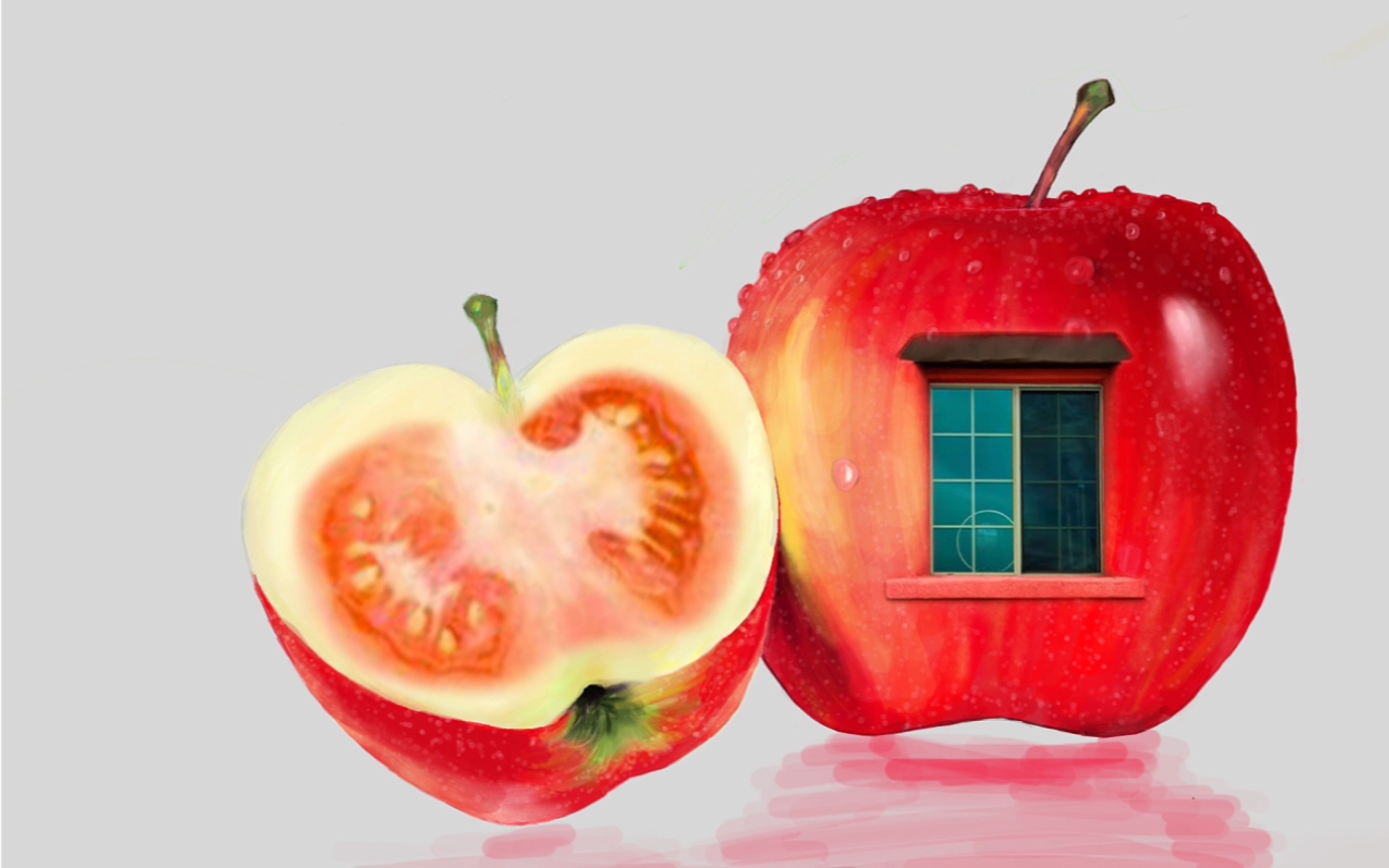 ps-创意水果合成