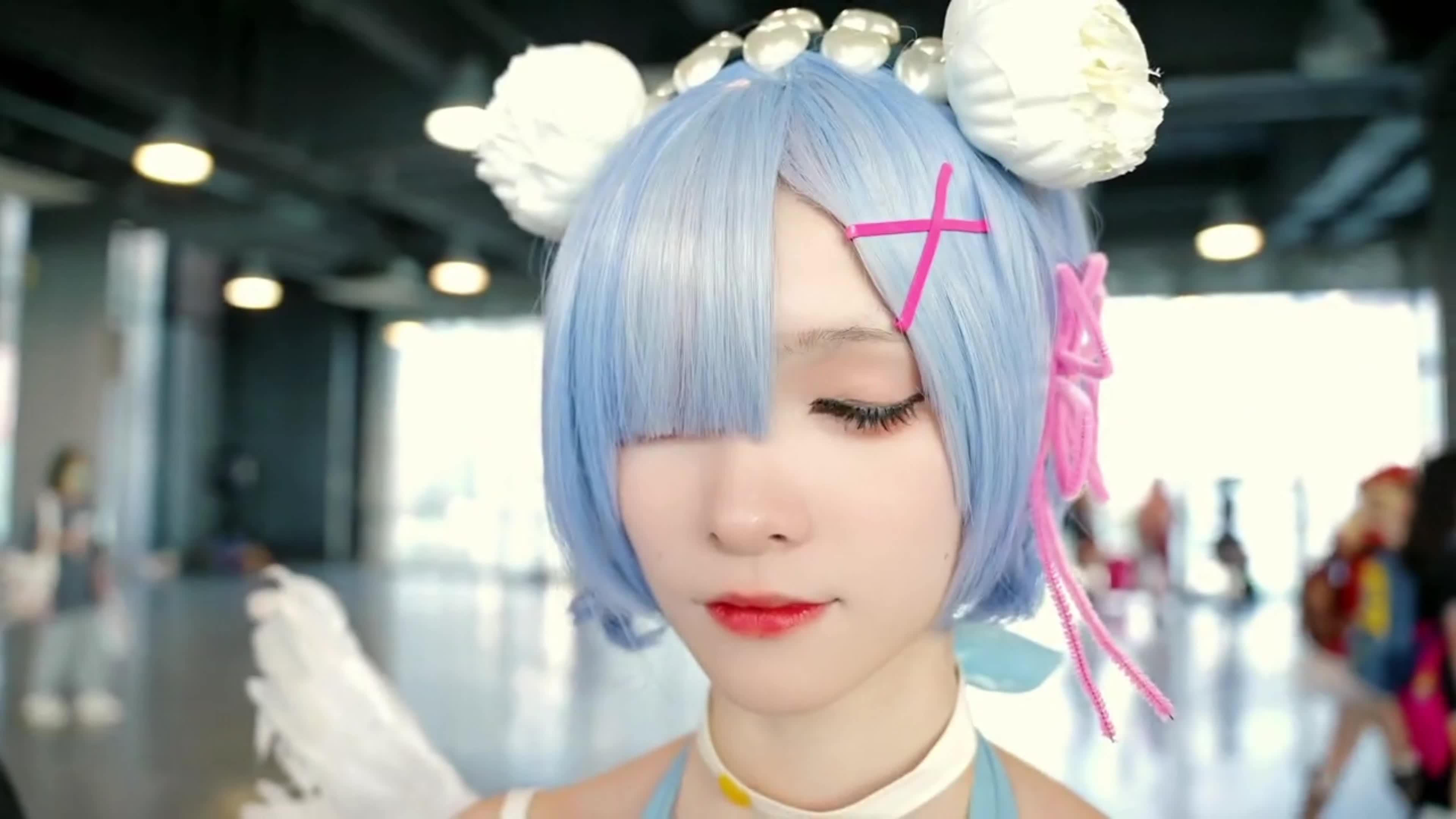 cos小姐姐(4k高清)#雷姆 双倍快乐