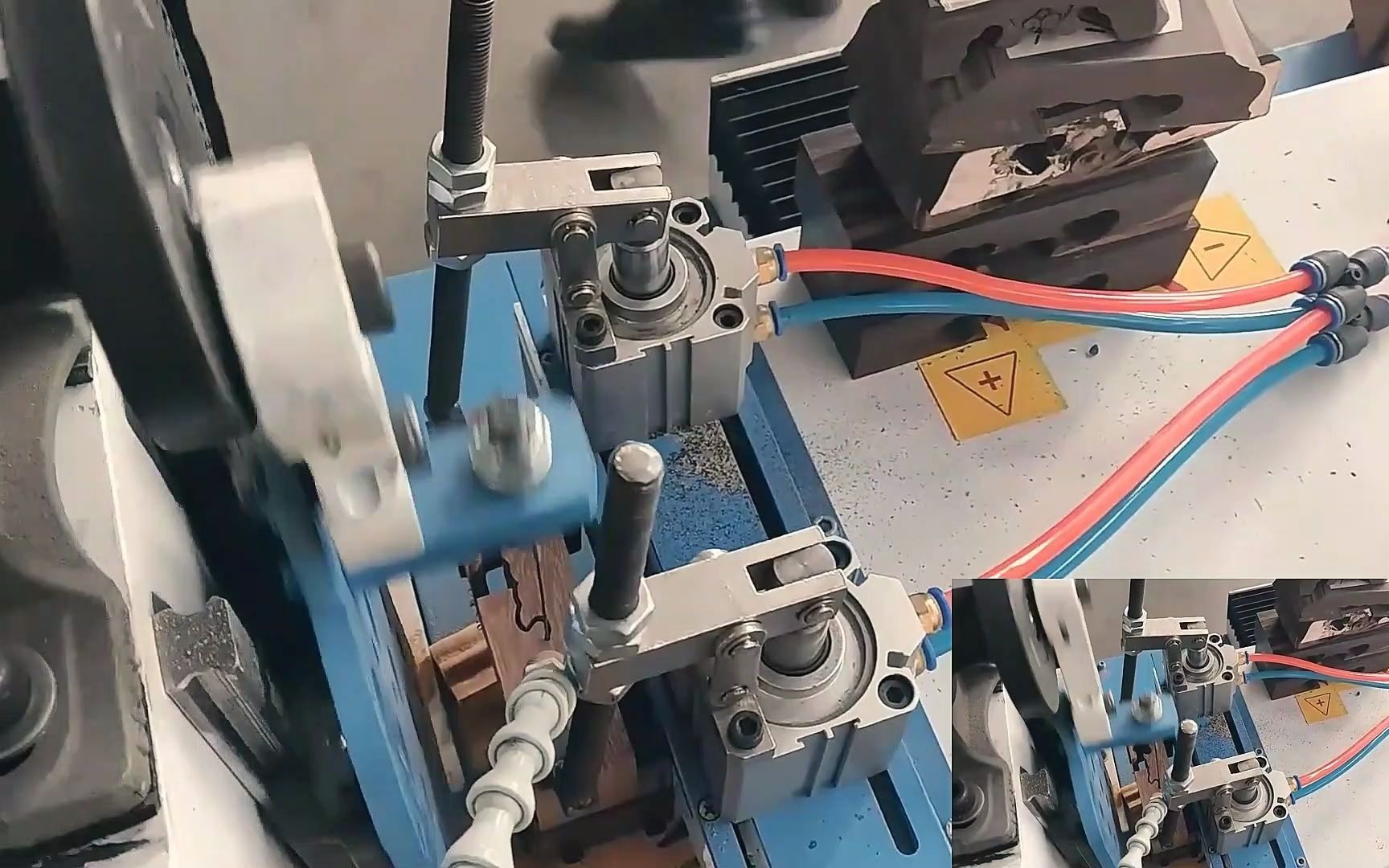 二手拉花锯 自制台式拉花锯