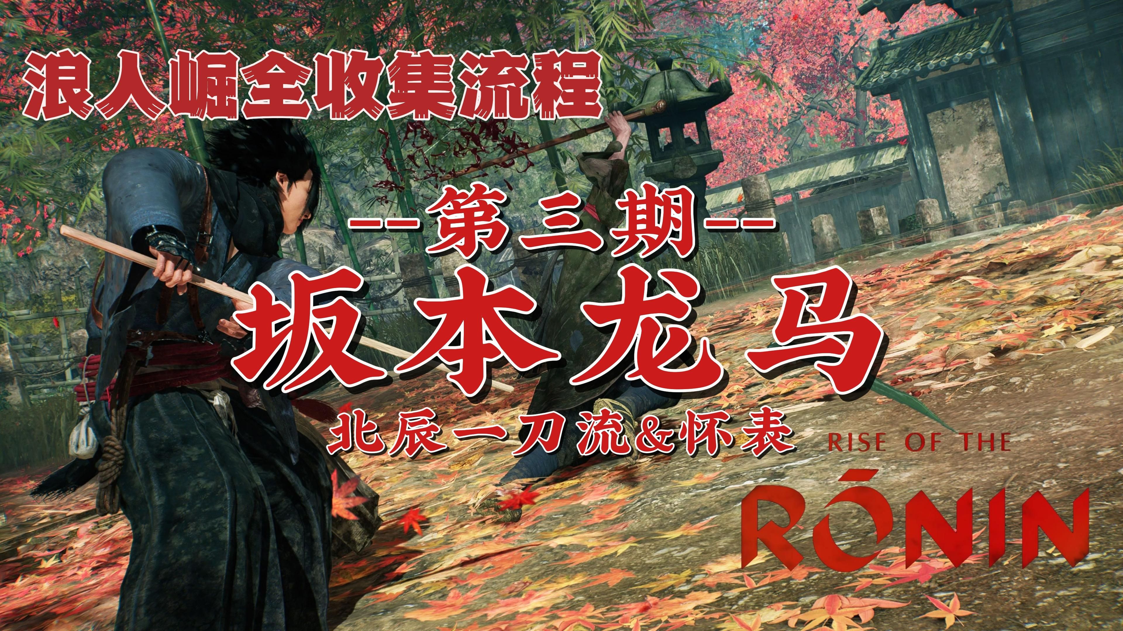 浪人崛起 全收集流程03 坂本龙马 北辰一刀流&怀表