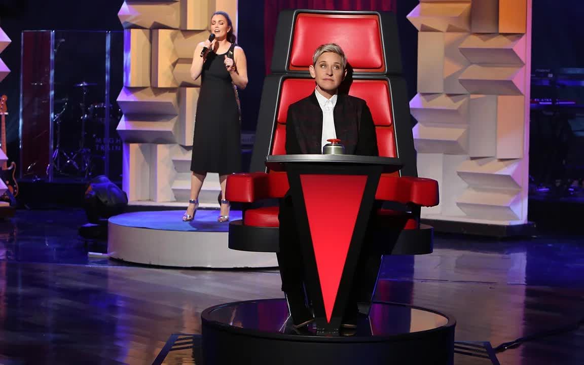 艾伦体验当《美国好声音》导师!