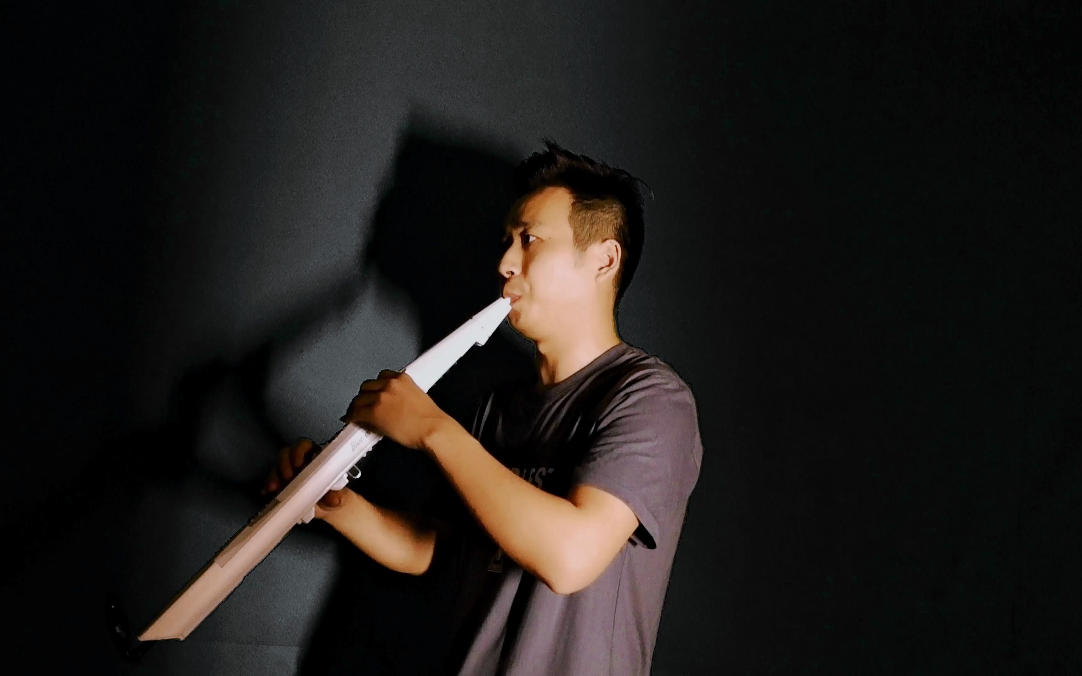 国产电吹管口风琴音色吹奏《涛声依旧》