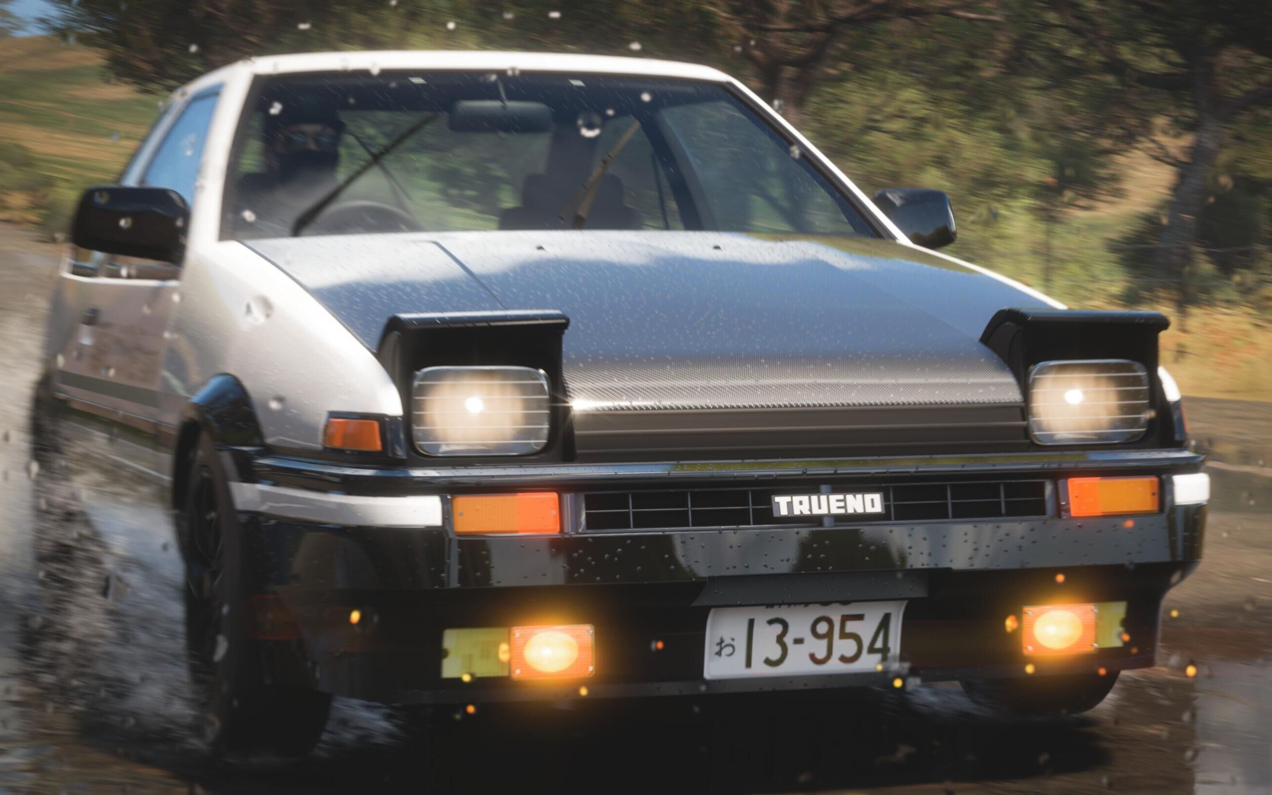 gt7买到黑盖ae86的第一件事当然是拿来跑山漂移啦