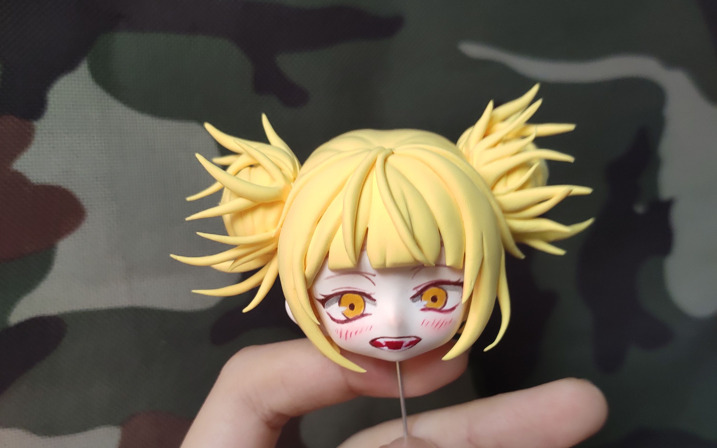 【超轻粘土头发教程】后脑勺划痕篇(双马尾向)_哔哩哔哩_bilibili