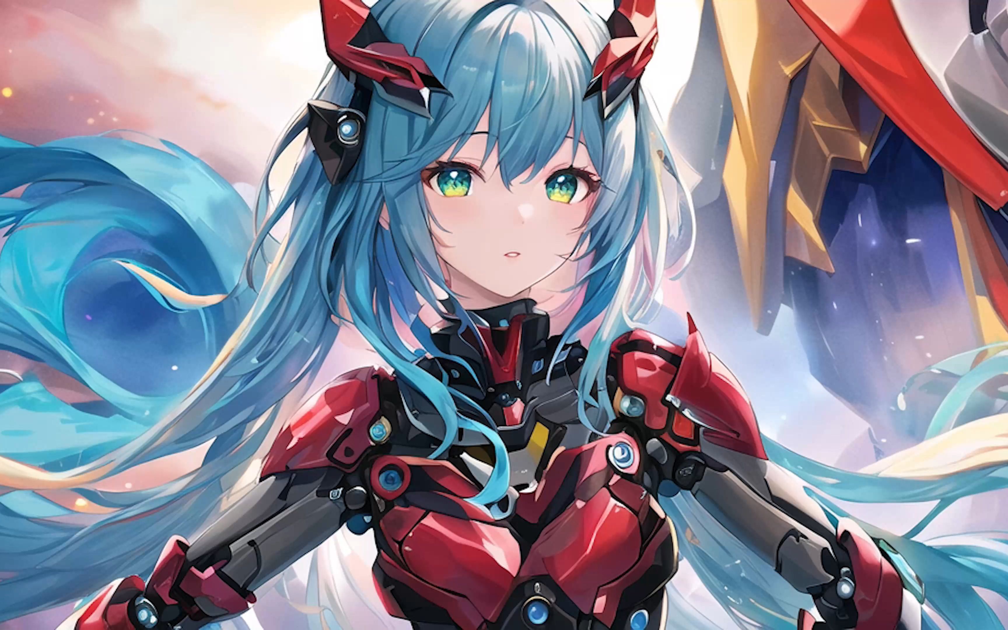 【4k】女孩和机器人 ai作品合集 37 其他图在专栏和动态