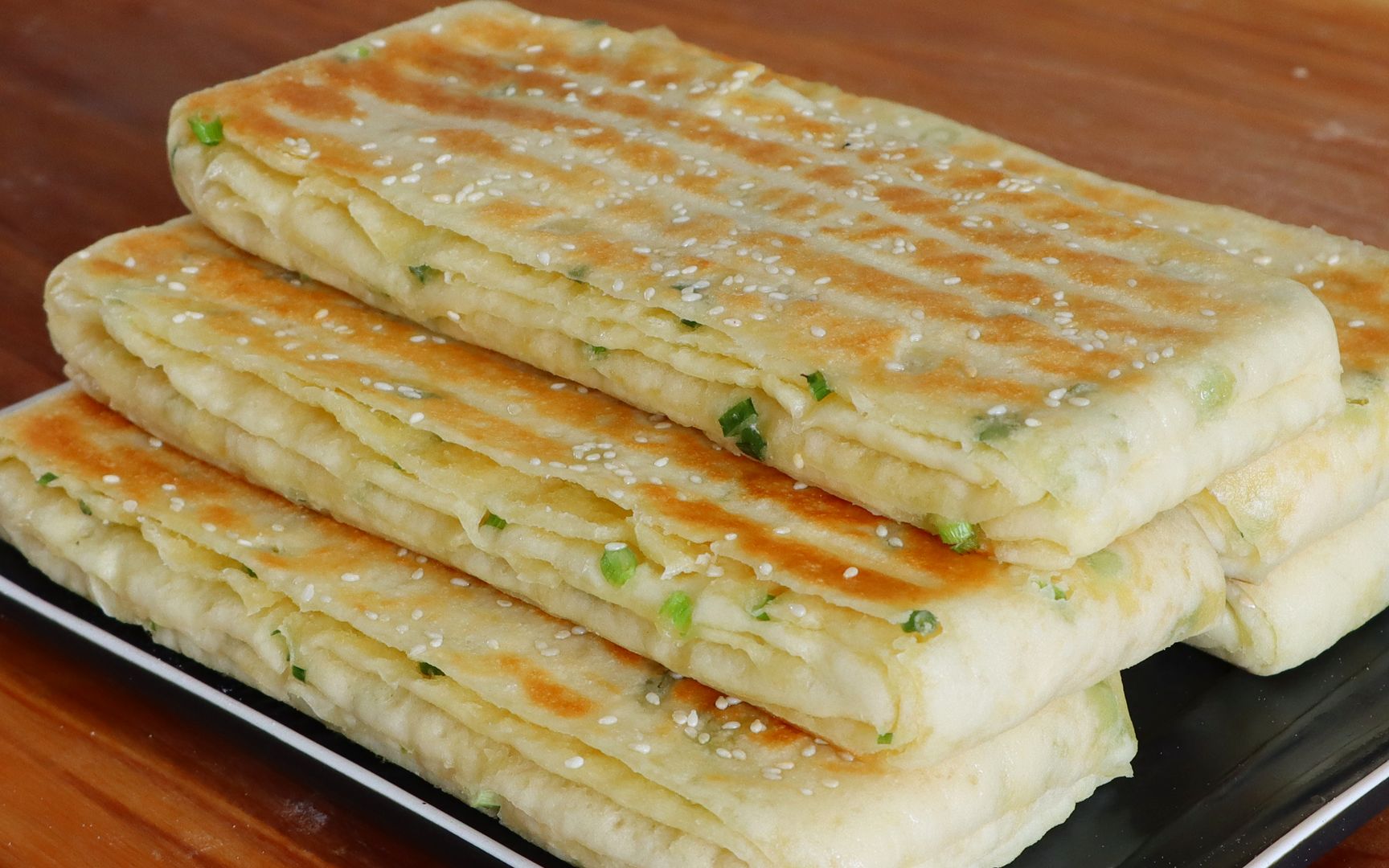 葱花发面饼做法无难度,颜值好看又暄软,早餐晚餐都不错