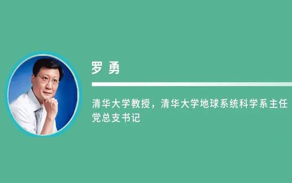 清华碳中和论坛—清华大学教授罗勇:服务国家碳中和目标的可再生能源气象学哔哩哔哩bilibili