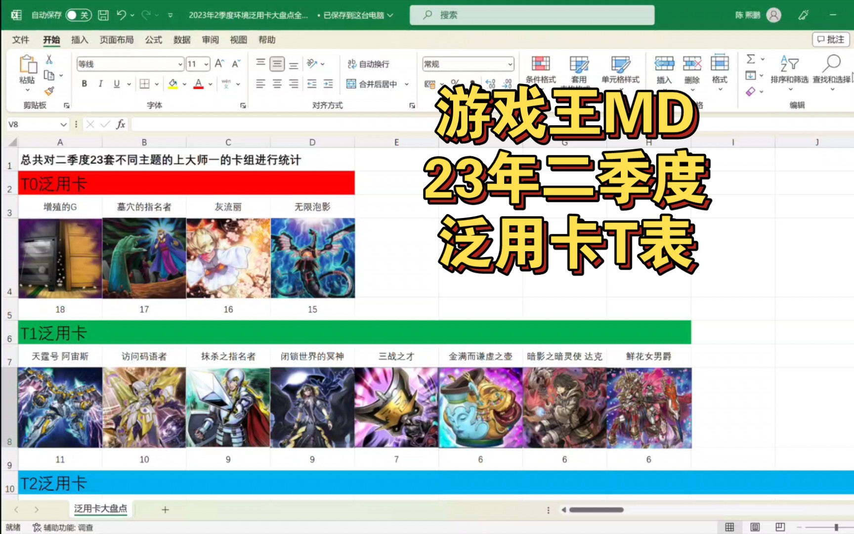 【游戏王MD】23年二季度,泛用卡T表游戏王攻略