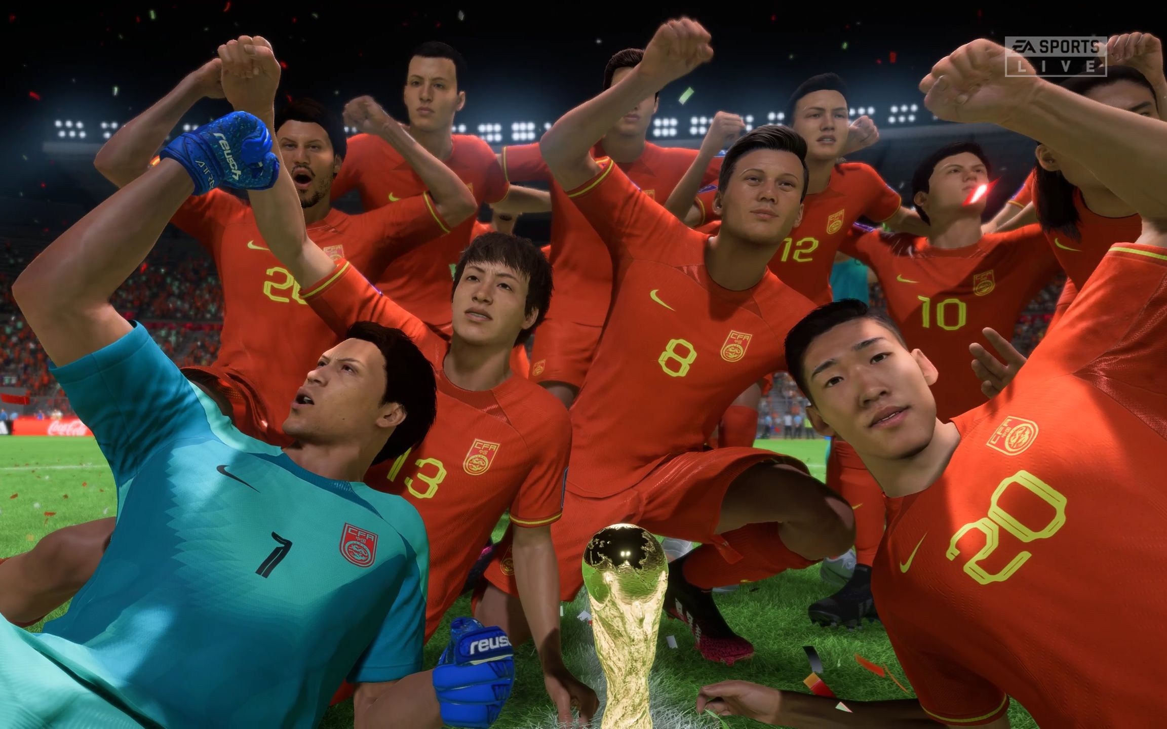 中国队勇夺世界杯