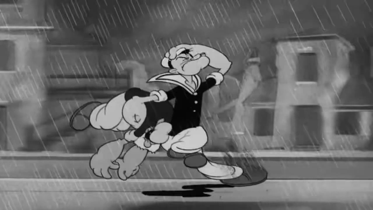 大力水手 黑白版 第92集 问题爸爸