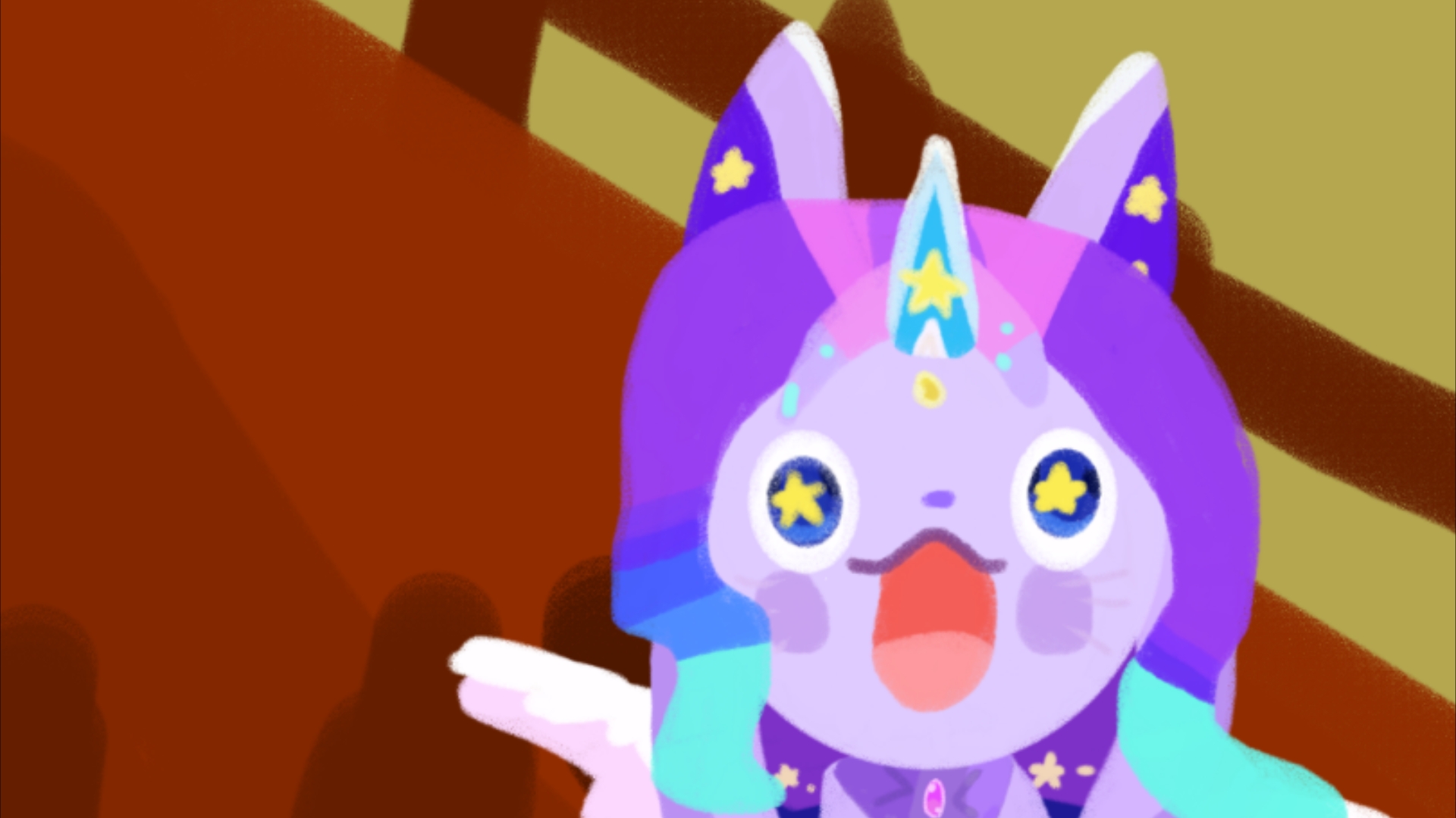 猫精灵抽象派绘画教程