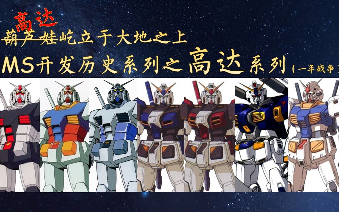 ms开发历史系列之10分钟了解rx-78系列高达(一年战争篇)