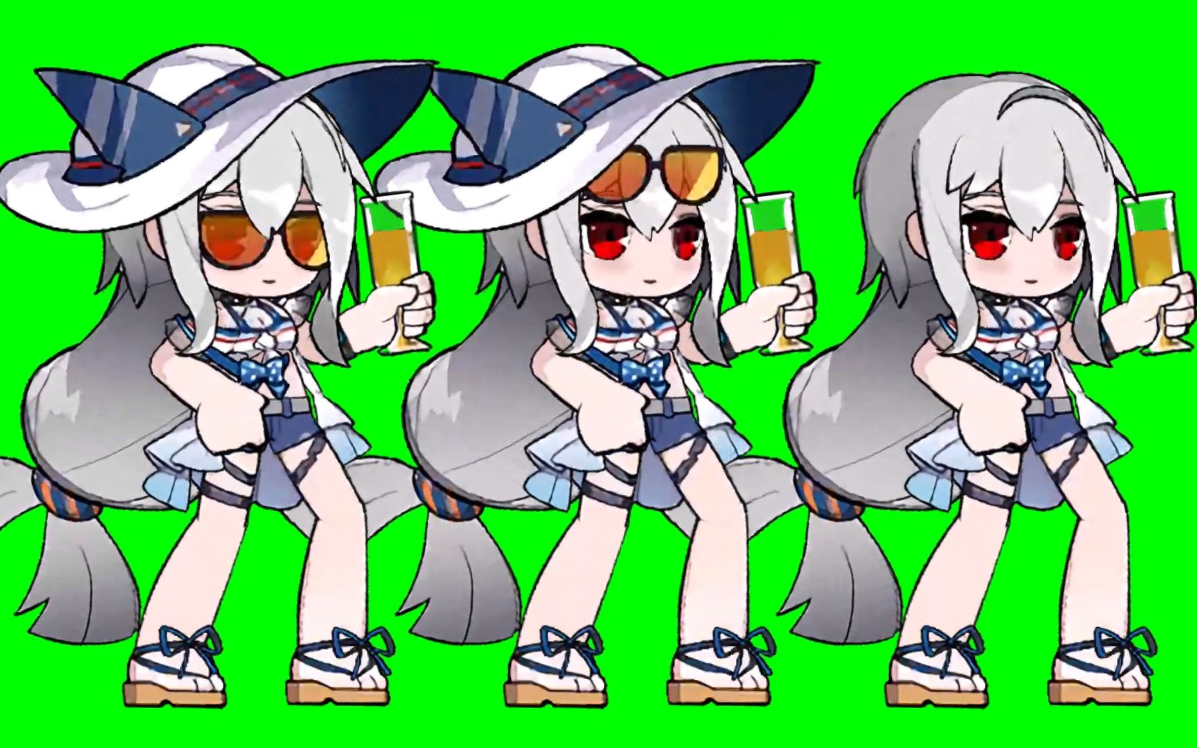 【方舟素材】泳装蒂蒂摇_哔哩哔哩_bilibili