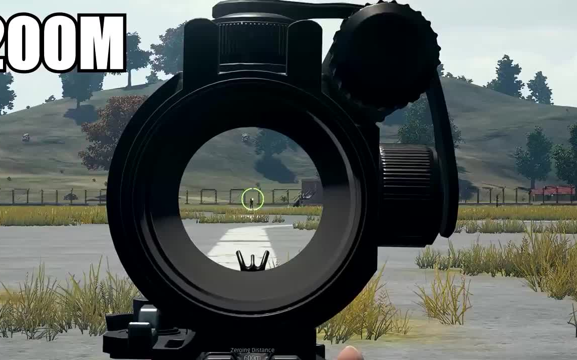 【絕地求生】高手都不知道的「2倍倍镜测距」76一鍵大跳回來啦!