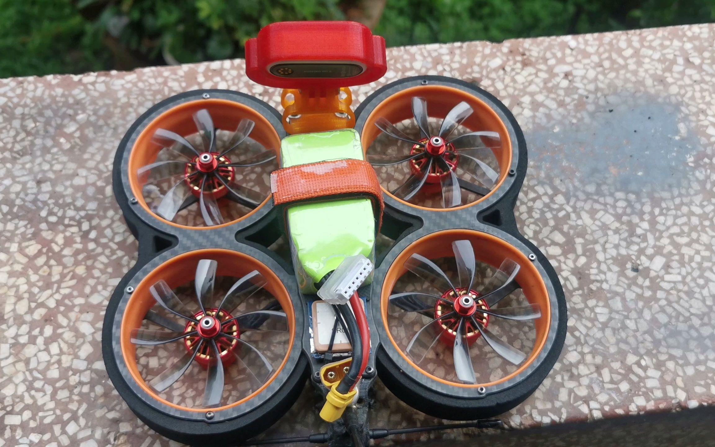 涵道机8叶螺旋桨测试