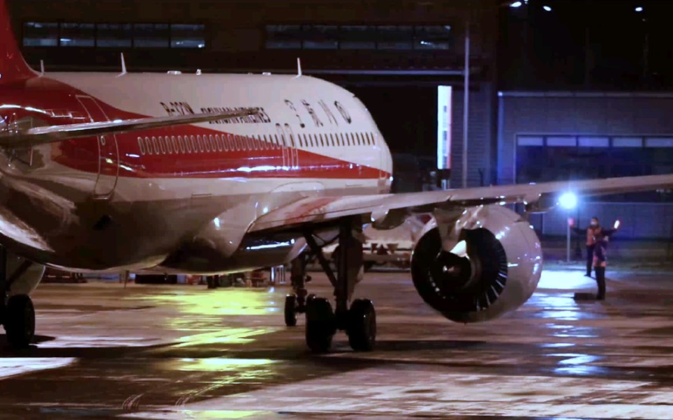 [四川航空]a320neo 降落后滑行进机位全过程