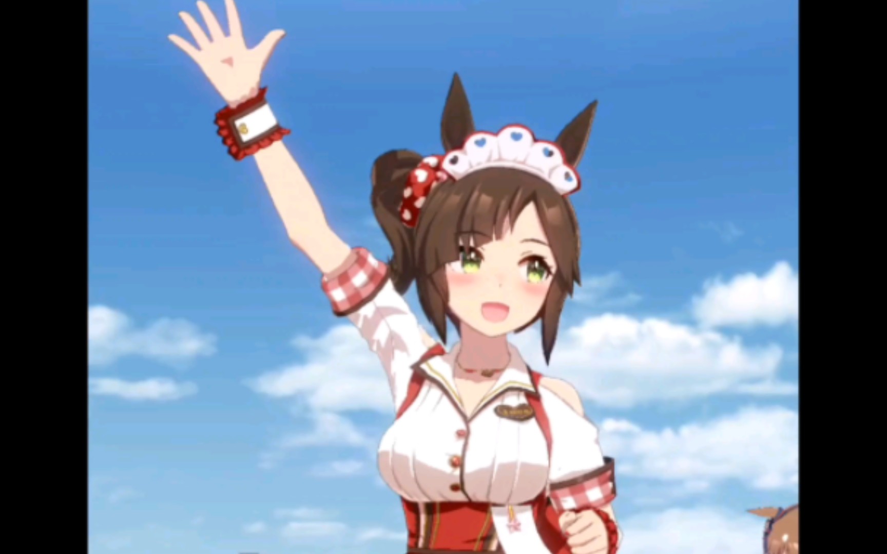 【赛马娘】新换装艾尼斯风神登场&胜利姿势展示