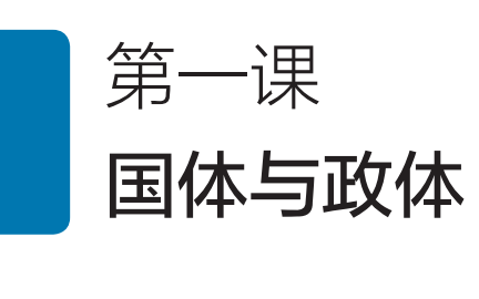 [图]【谋哥带你读教材】高中政治选必1当代国际政治与经济第1课国体与政体