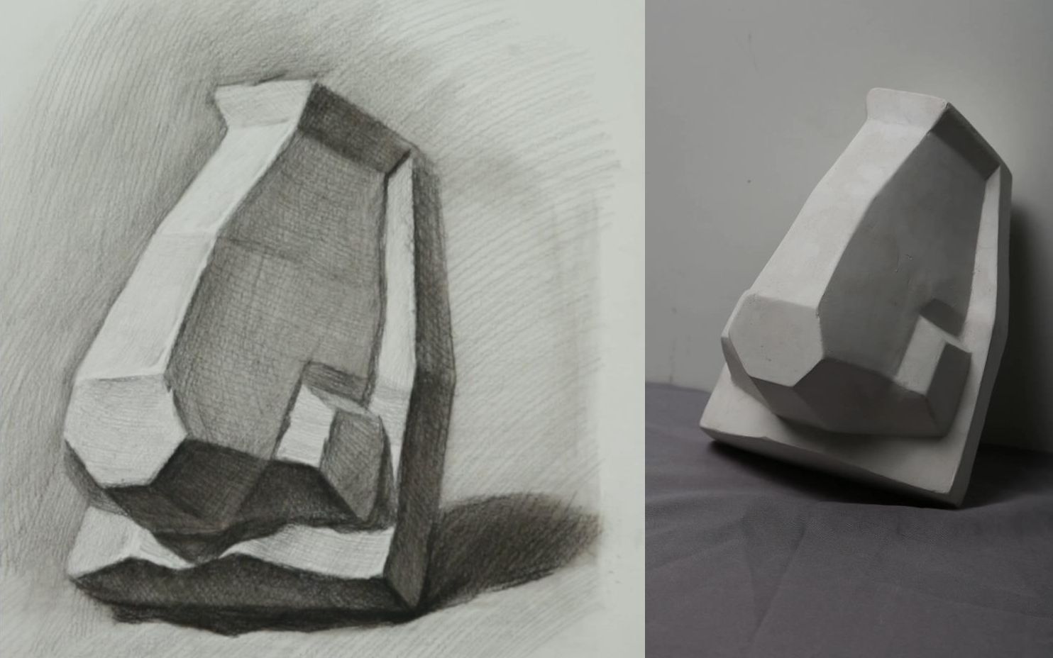 石膏鼻子切面示范讲解_哔哩哔哩 (゜-゜)つロ 干杯~-bilibili