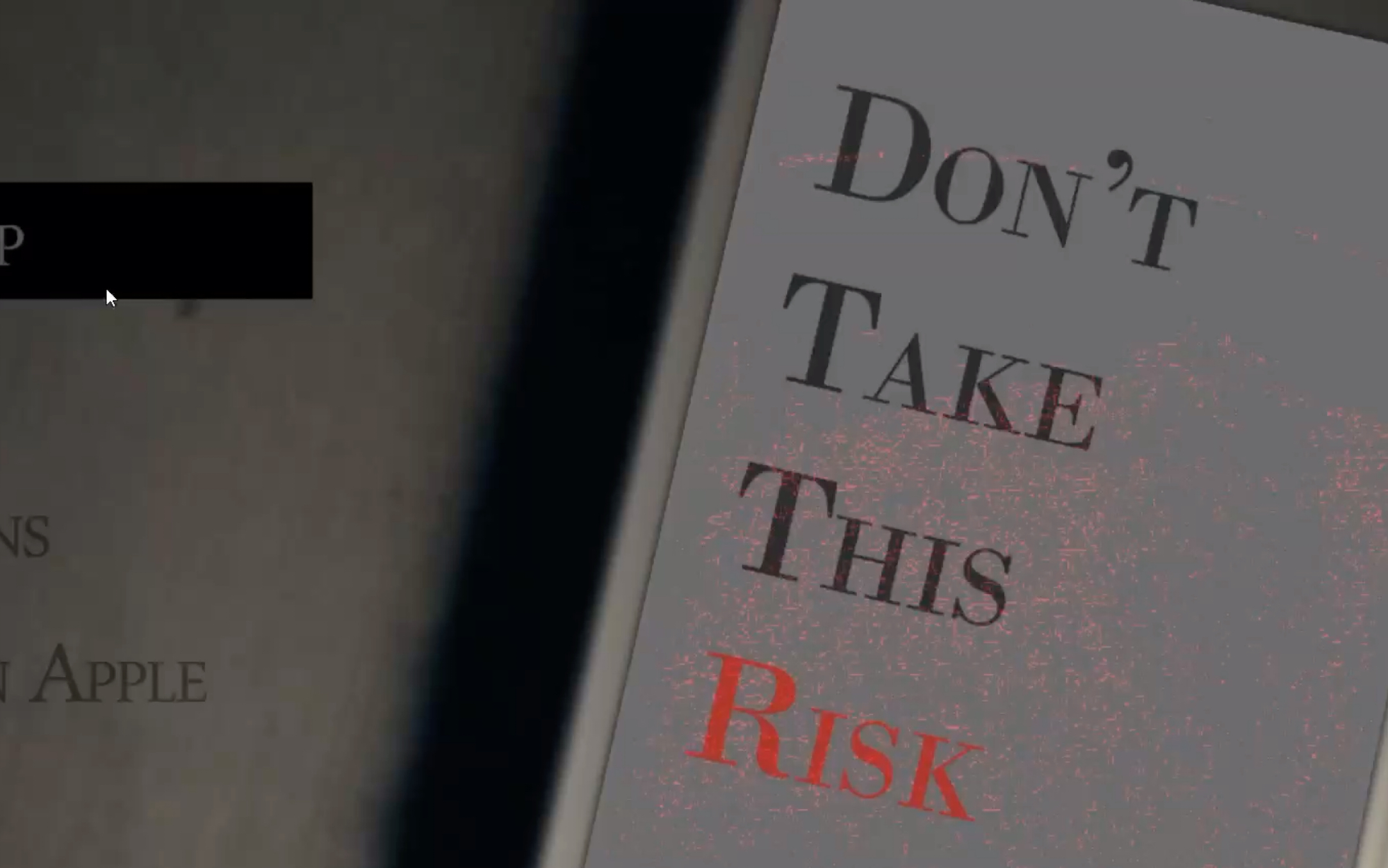 [图]【十一】Don't Take This Risk 4/9（持续更新多结局）