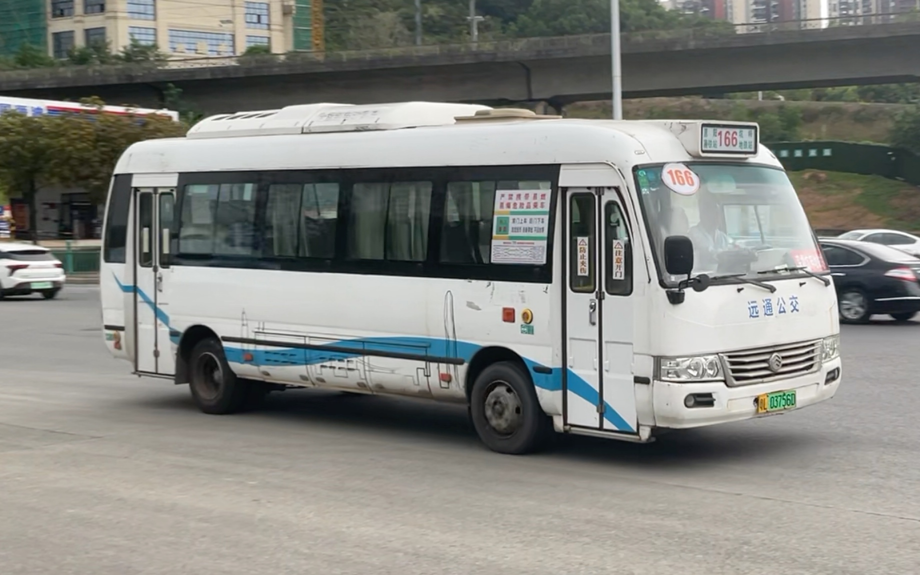 【真61香港公共小巴】惠州公交惠阳166路高速公交我拍到了!