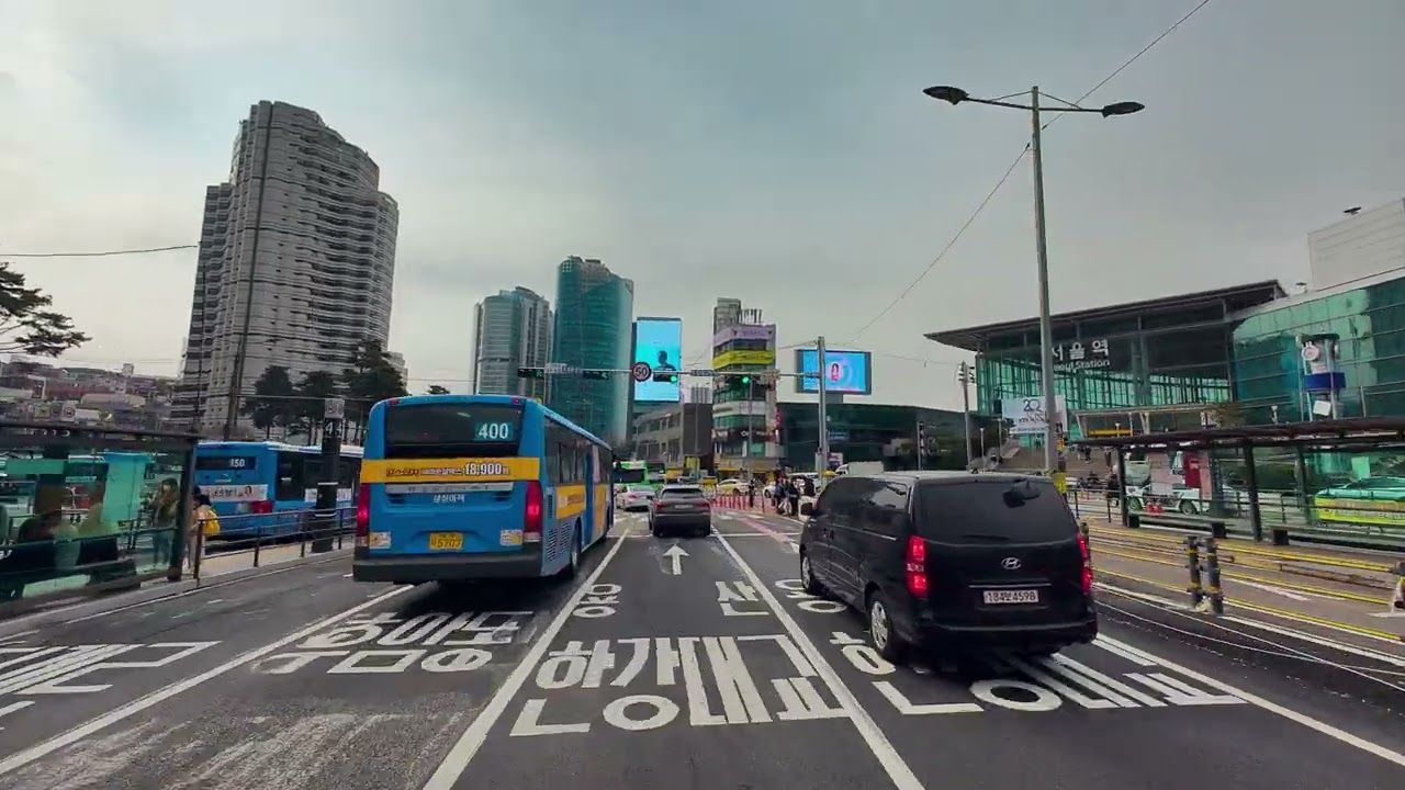 [图]【4K 60FPS】驾驶在韩国首尔 从 钟路区卧龙洞到衿川区加山洞（2024.3.30）