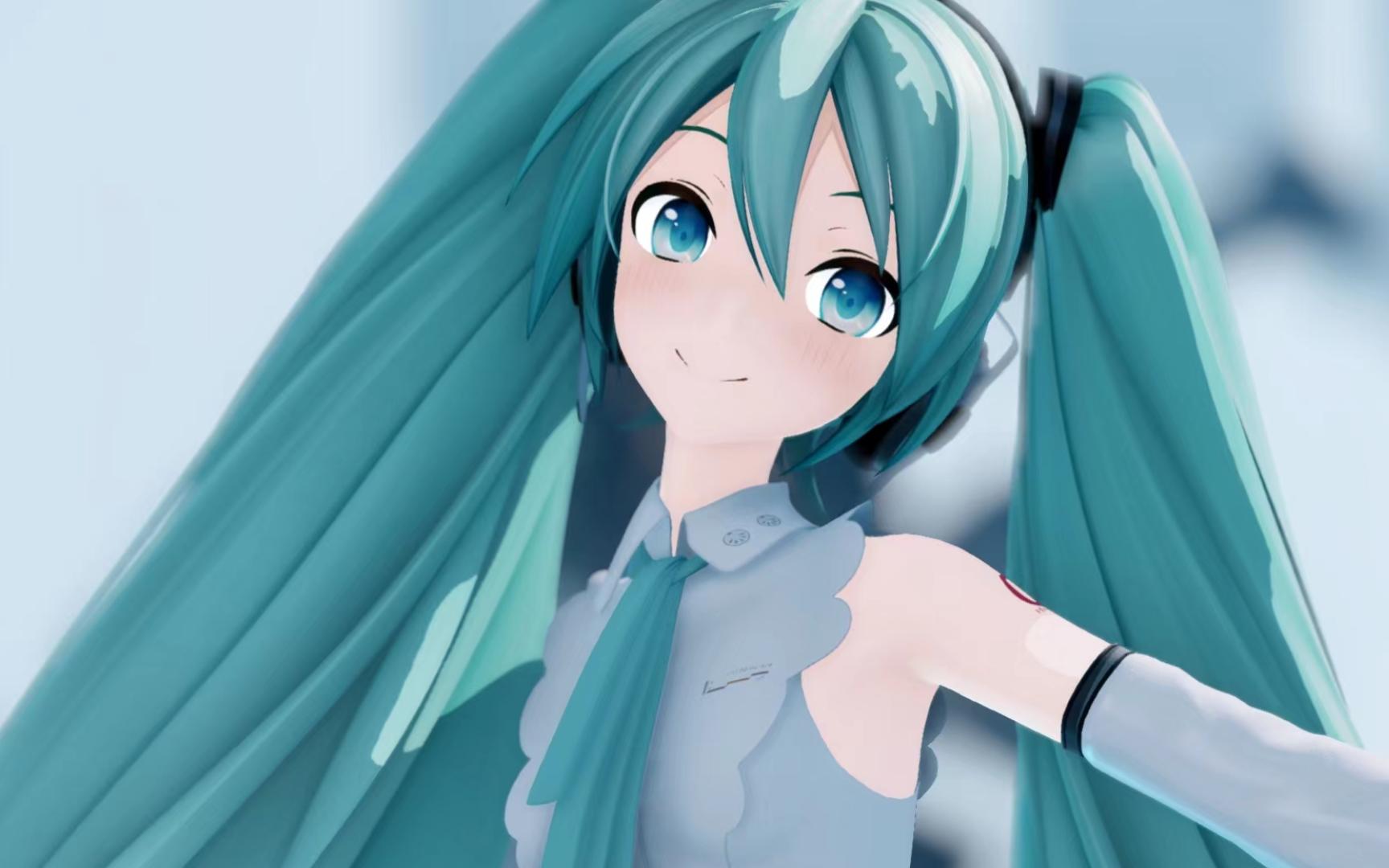 【mmd】 no_1-honeyworks 【yyb式miku】