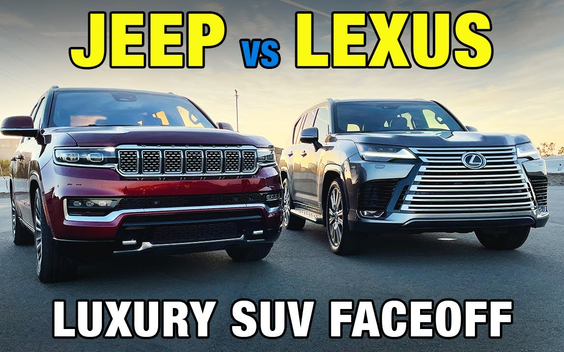 【edmunds cars】橫向對比 jeep瓦格納 vs 雷克薩斯 lx600 ultra