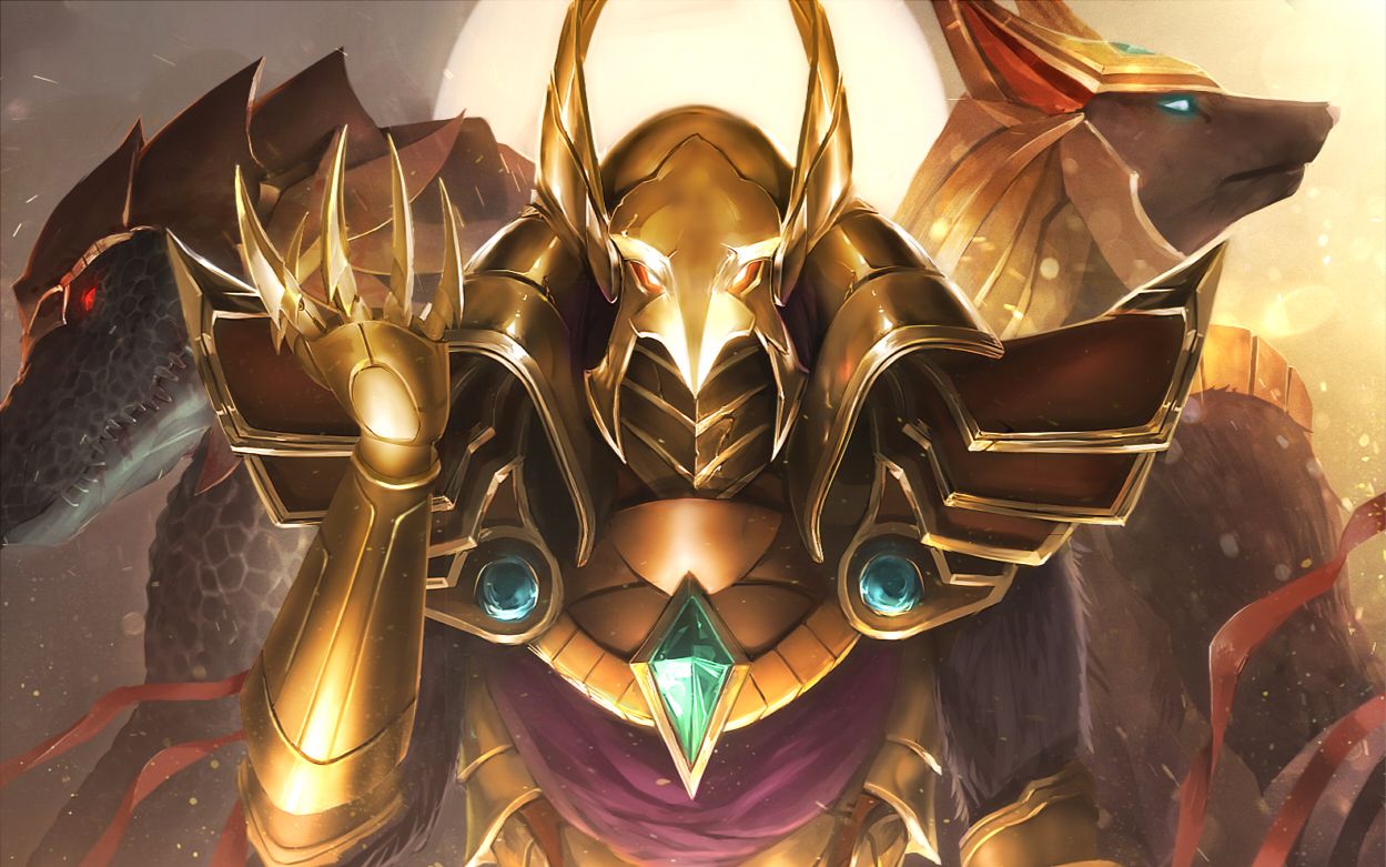 英雄联盟处女作好久不玩新符文阿兹尔恕瑞玛你们的皇帝回来了不许吃鸡