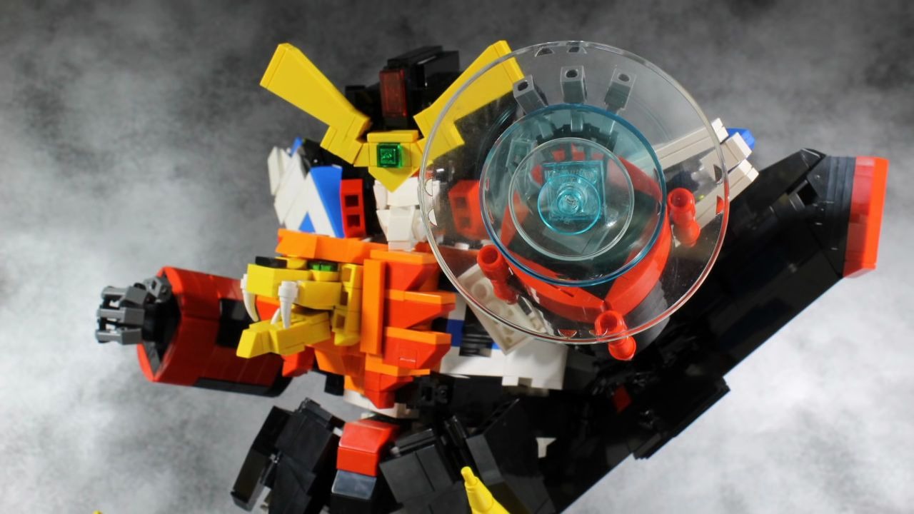 乐高moc作品超合金魂勇者王作品展示