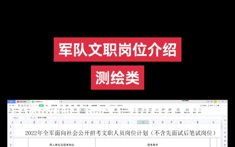 针对文职岗位介绍——测绘类哔哩哔哩bilibili