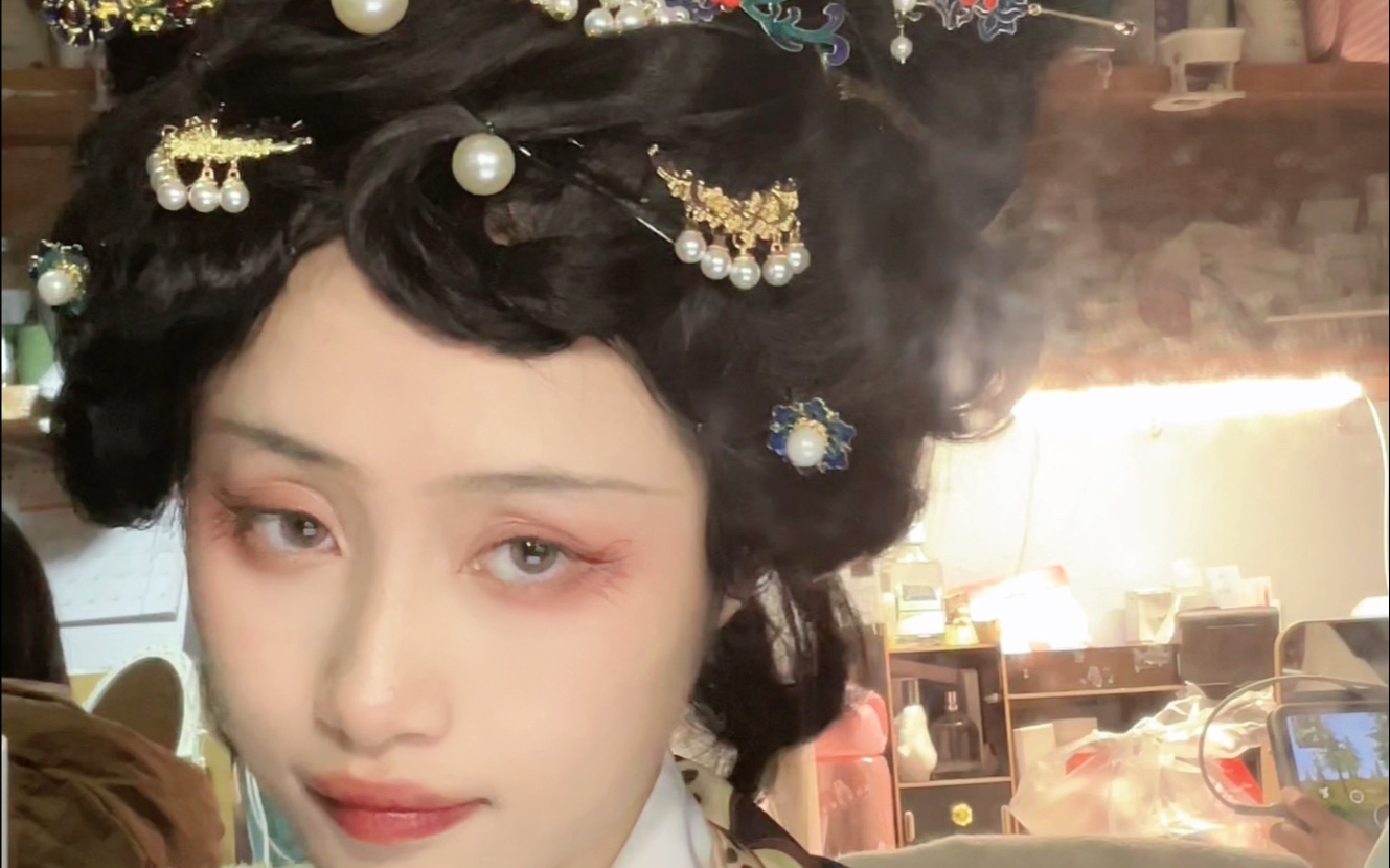 神仙汉服大头发型妆造,有壁画那味儿吗