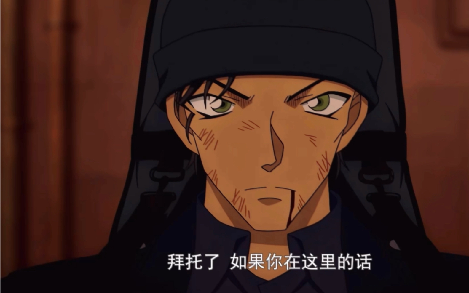 漫天烟花绽放,赤井秀一和安室透在摩天轮打架,真是浪漫呢_哔哩哔哩