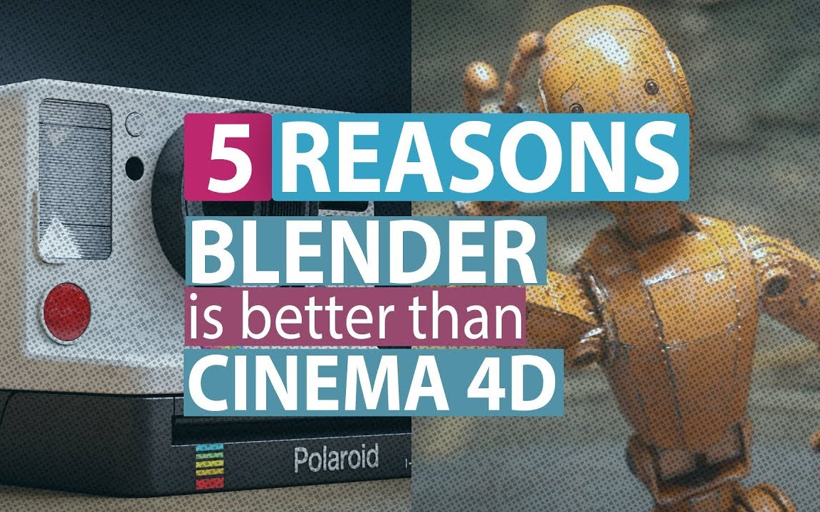 【C4D vs Blender】5个Blender比C4D强的理由哔哩哔哩bilibili