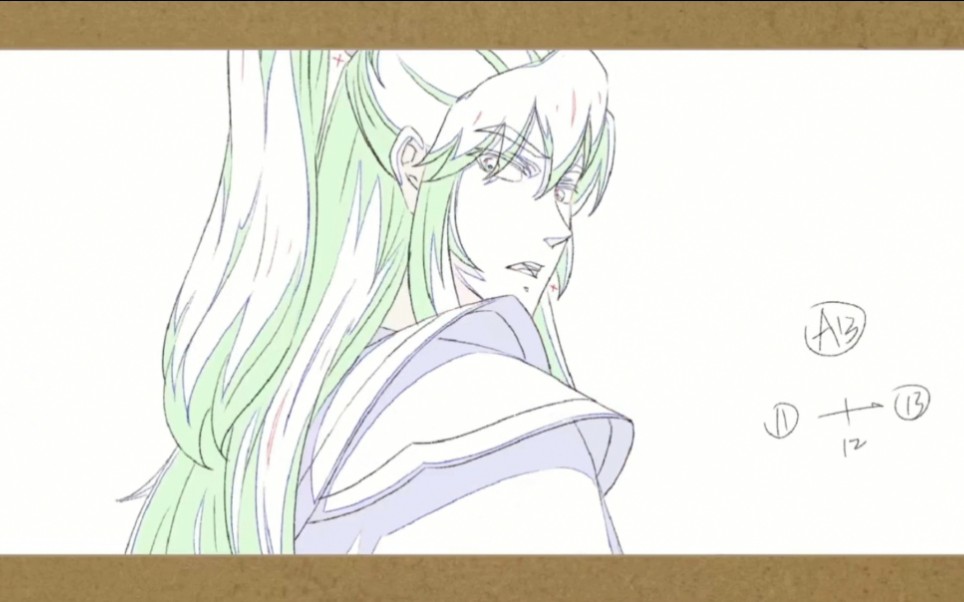 【一念永恒动画】白小纯超帅线稿公布