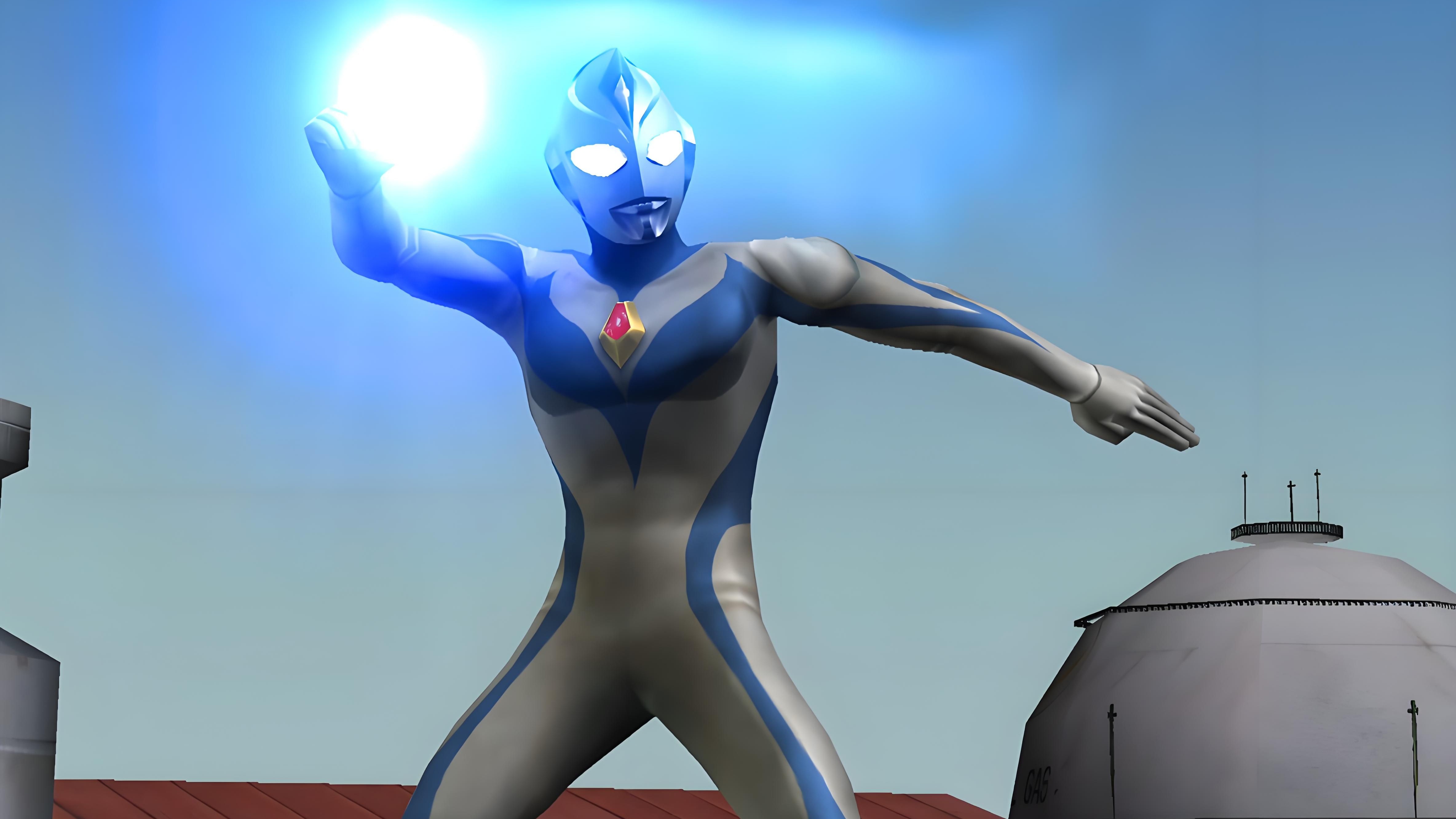 戴拿奥特曼关键时刻采用反弹技能对付杰顿